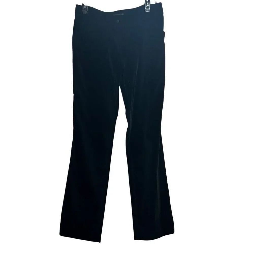 Women’s Black Velvet Piazza Sempione dress pants size 42 stretch